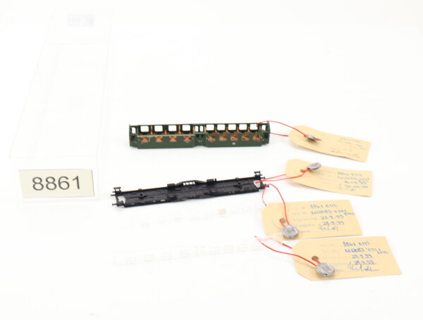 E1641 Fleischmann N 8861 Prototyp Handmuster Gehäuse Personenwagen 016 / Plombe