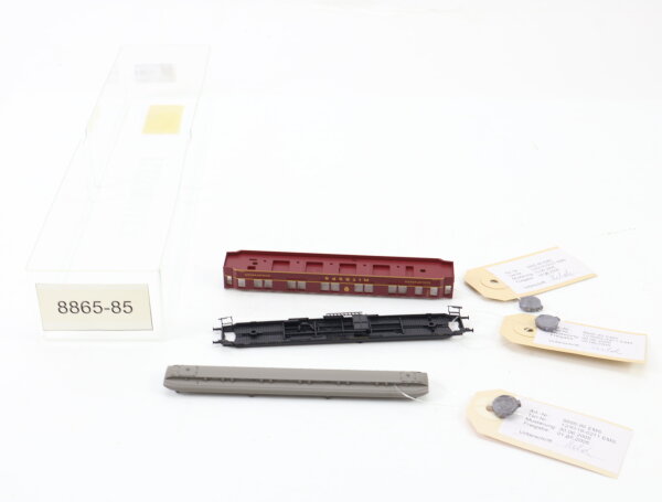 E1641 Fleischmann N 8865-85 Prototyp Handmuster Gehäuse Schlafwagen 812 / Plombe