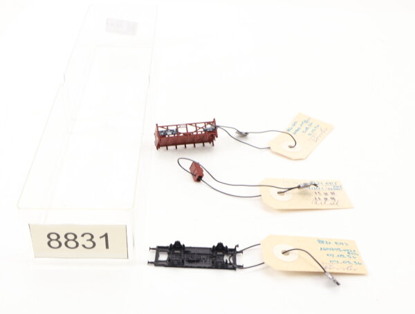 E1641 Fleischmann N 8831Prototyp Handmuster Gehäuse Güterwagen 500 043 / Plombe