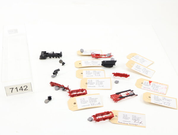 E1641 Fleischmann N 7142 Prototyp Handmuster Gehäuse Dampflok BR 24 054 / Plombe