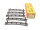 Trix Express H0 737 Gleismaterial 5x Kontaktgleis gebogen Pappschwellen OVP