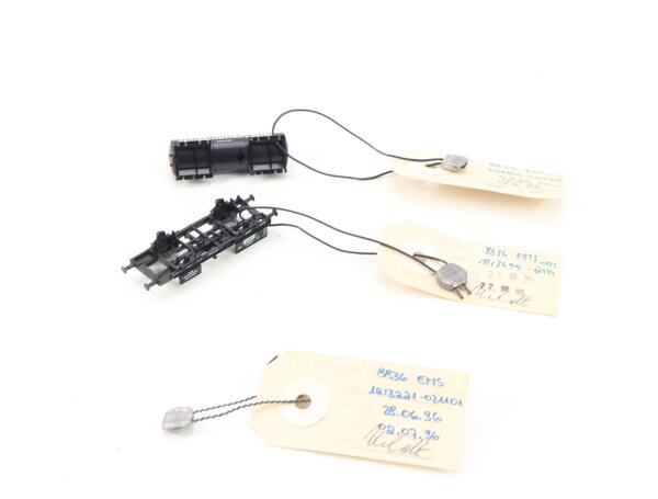 E1641 Fleischmann N 8836 Prototyp Handmuster Gehäuse Güterwagen 503 586 /Plombe