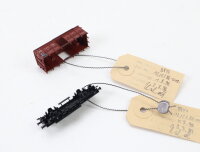 E1641 Fleischmann N 8841 Prototyp Handmuster Gehäuse Güterwagen Viehwagen/Plombe