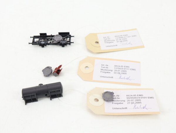 E1641 Fleischmann N 8824-85 Prototyp Handmuster Gehäuse Güterwagen 196 / Plombe