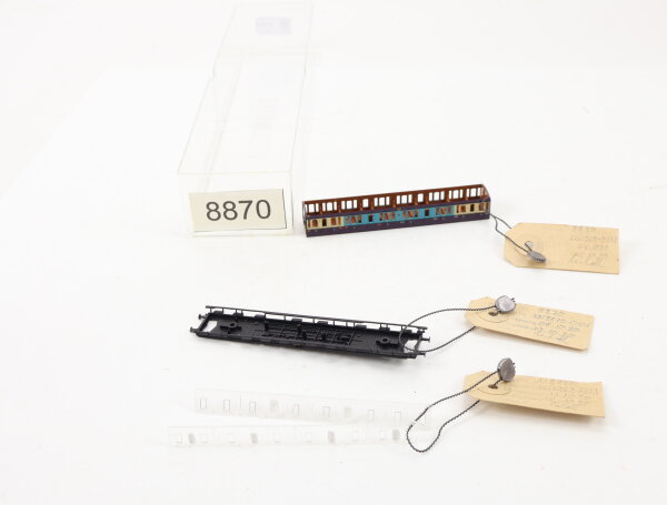 E1641 Fleischmann N 8870 Prototyp Handmuster Gehäuse Personenwagen 30597/ Plombe