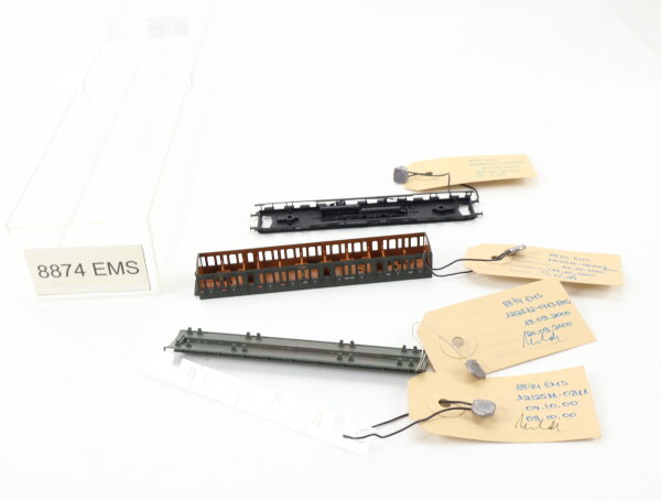 E1641 Fleischmann N 8874 Prototyp Handmuster Gehäuse Personenwagen 62049/ Plombe