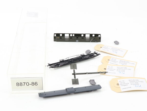 E1641 Fleischmann N 8870-86 Prototyp Handmuster Gehäuse Gepäckwagen 05241/Plombe