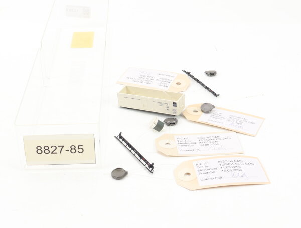 E1641 Fleischmann N 8827-85 Prototyp Handmuster Gehäuse Güterwagen 4422 / Plombe