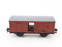 Trix Express H0 3453 gedeckter Güterwagen braun...