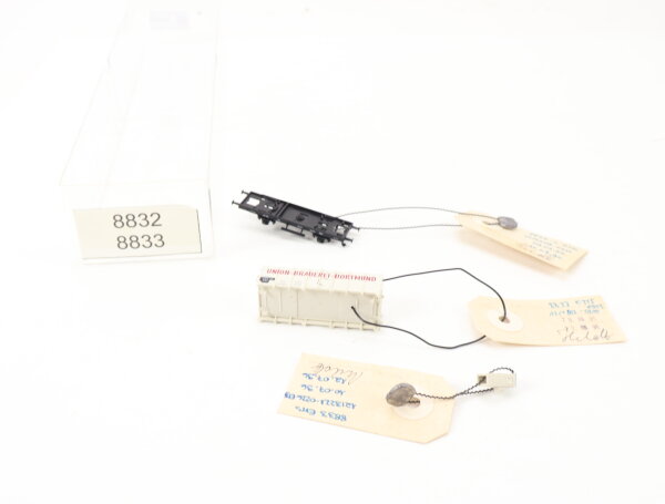 E1641 Fleischmann N 8833 Prototyp Handmuster Gehäuse Güterwagen 600 169 / Plombe