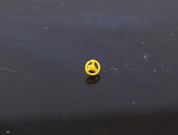 E1641 Fleischmann N 12/4487-0102 Ersatzteil Handrad gelb für 8288