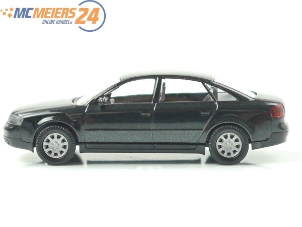 Wiking H0 124 Modellauto PKW Audi A6 schwarz-metallic 1:87 E73