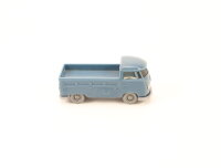 Wiking H0 326/2D Modellauto VW T1 Pritsche mit Plane mattgraublau~ 1:87