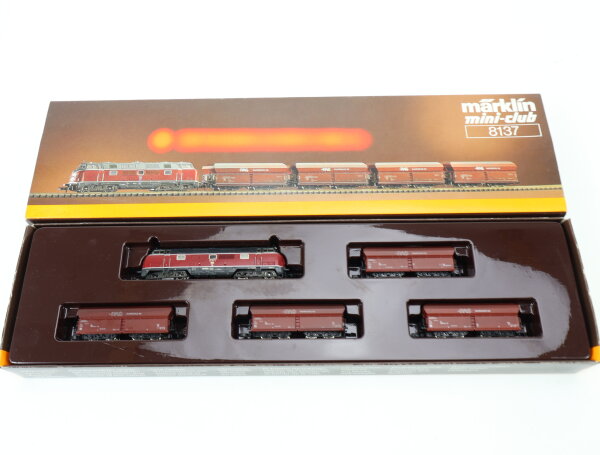 Märklin mini-club Spur Z 8137 Güterzugset 5-tlg. Kohlezug "RAG Ruhrkohle AG" DB