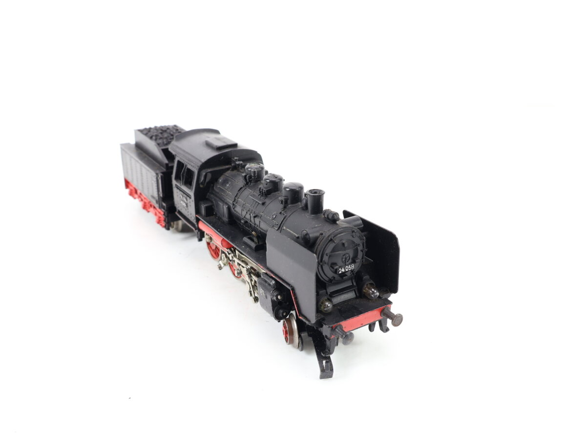 Locomotive Vapeur Marklin BR24 058 - HO - Époque 3 - DB - Analogique - Boîte D'origine