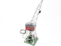 Märklin H0 7051 elektrischer Kran Drehkran mit Hebemagnet u. Stellpult