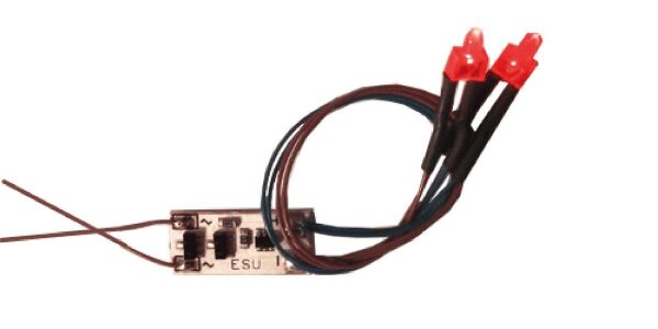 ESU 50705 Waggonbeleuchtung Innenbeleuchtung, Schlusslicht, 2 LED, rot