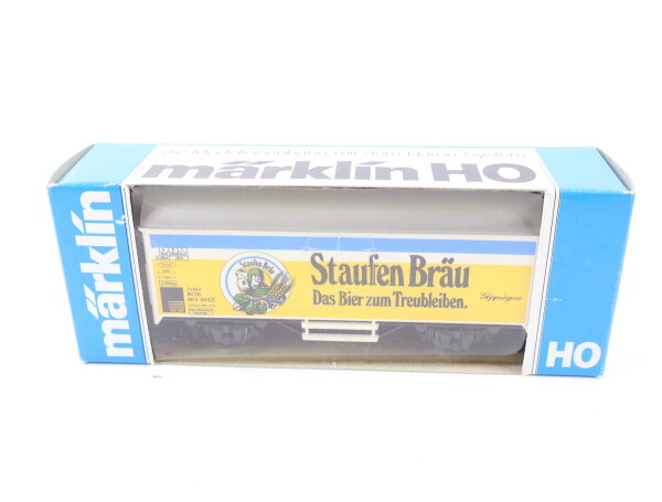 Märklin H0 4429 Güterwagen Bierwagen "Staufen Bräu" 082 0 763-9 DB / OVP