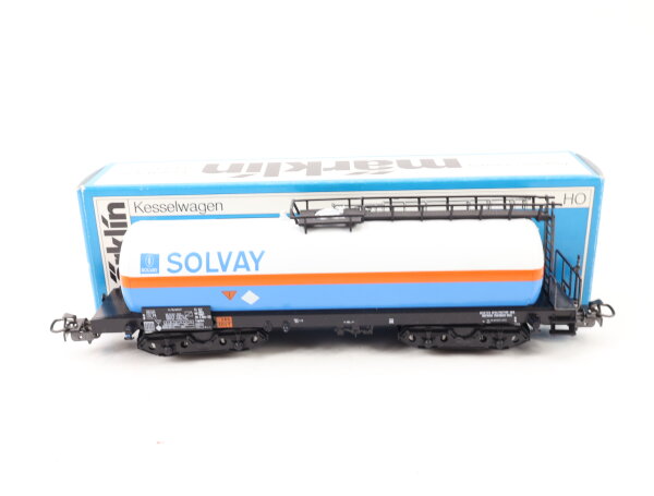 Märklin H0 4746 Güterwagen Kesselwagen "Solvay" 791 8 000-2 Zagkks SNCB 1.87 OVP