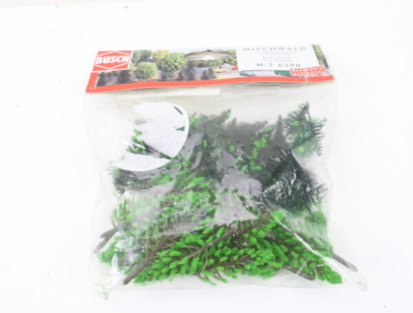 Busch Spur N Z 6590 Mischwald 35 Bäume Stecktannen + Laubbäume Baum