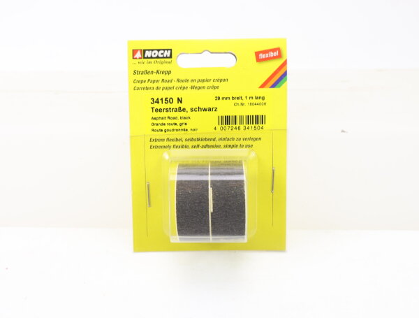 Noch Spur N 34150 Straße Teerstraße Straßenkrepp flexibel schwarz 1 Meter