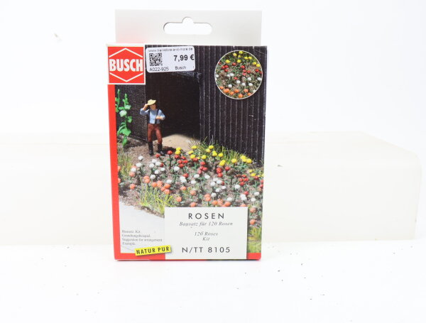 Busch N TT 8105 Rosen Pflanzen Blumen (120 Stück) Bausatz