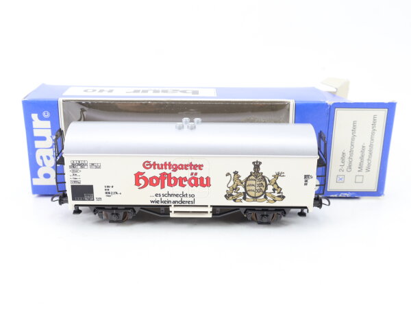 Baur H0 Güterwagen Kühlwagen "Stuttgarter Hofbräu" 806 2 274-9 DB / OVP