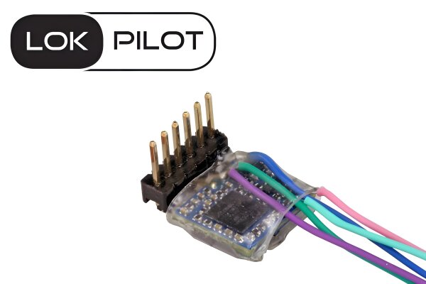 ESU TT N 59857 Decoder LokPilot 5 micro DCC, 6-pin Direkt gewinkelt