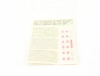 E1641 Fleischmann N 9554 Ersatzteil DB Logo Decals für ICE Fahrzeuge 7440-7449