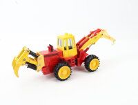 Maisto Modellfahrzeug Landmaschine Radlader mit Pflug und Haken