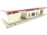 Kibri Spur H0 Gebäude Bahnhof "Degersen" mit Bahnsteig  / Blech