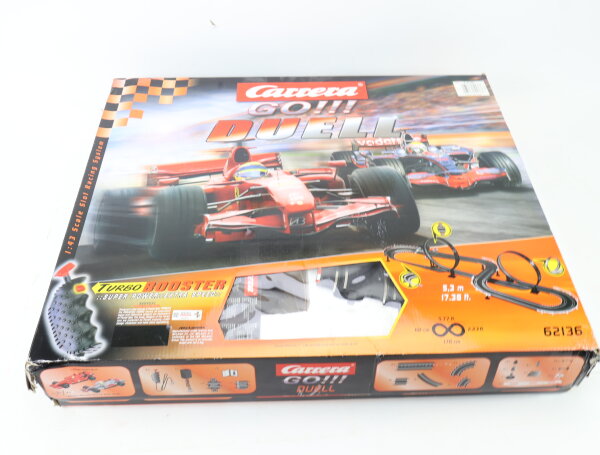 Carrera GO Duell 62136 Autorennbahn-Set 1:43