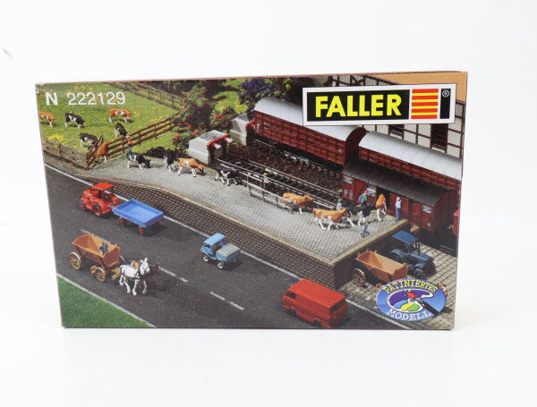 Faller N aus Set 222129 Gebäude-Bausatz Viehverladung 1:160