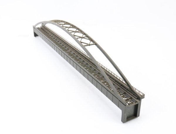Spur N Brücke Bogenbrücke mit Fußgängersteg 44,5 cm lang 1:160