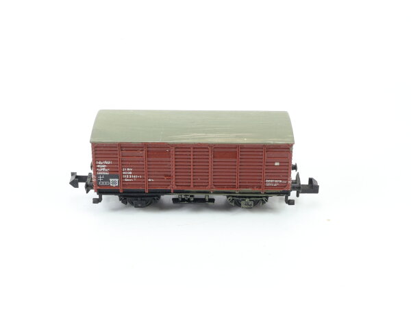Minitrix N 13253 3253 gedeckter Güterwagen braun 112 3 141-1 DB 1:160
