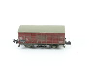 Minitrix N 13253 3253 gedeckter Güterwagen braun 112 3 141-1 DB 1:160