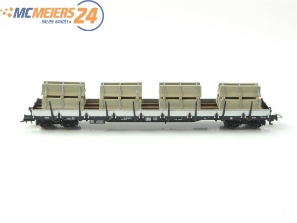 Fleischmann H0 5287 8701 K Güterwagen Rungenwagen mit Beton Fahrbahnteiler E554