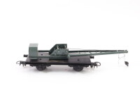 Rarrasch H0 DDR Kranwagen schwarz/grau