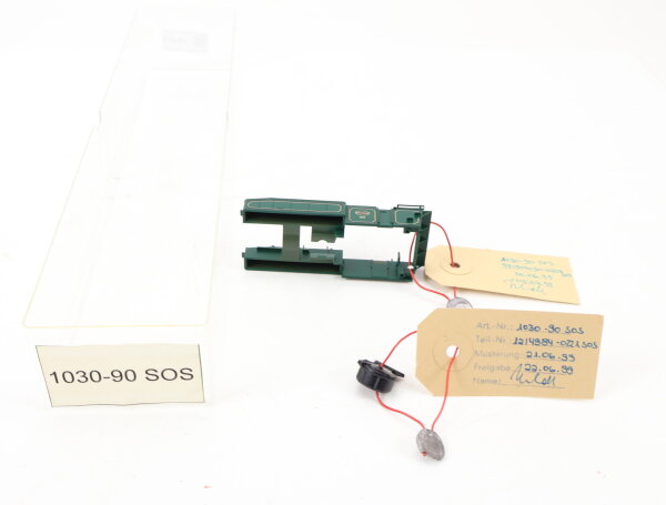 E1641 Fleischmann H0 Ersatzteile Umlaufblech Rauchkammertür zu Dampflok BR T9