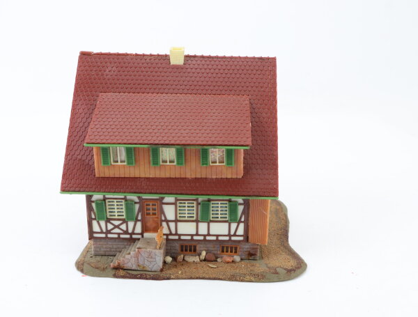 Faller H0 B-272 Gebäude Badisches Fachwerkhaus Wohnhaus gebaut