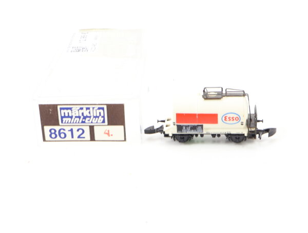 Märklin Spur Z 8612 Güterwagen Kesselwagen Esso 072 4 418-7 weiß DB 1:220
