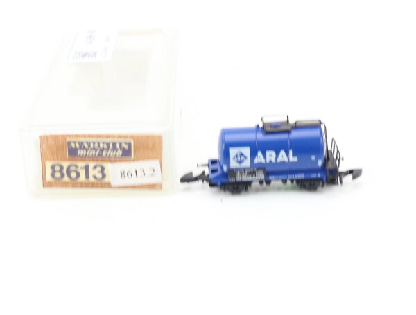 Märklin Z 8613 Güterwagen Kesselwagen "ARAL" 072 4 418-7 blau DB