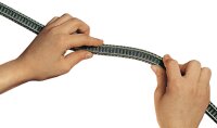 Fleischmann Spur N 9106 Flexgleis mit Bettung 777 mm lang...