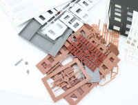 Plastoy H0 113 200 0 C Gebäude-Bausatz Bahnhof 1:87
