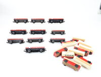 Märklin H0 4423/4503 10x offener Güterwagen Niederbordwagen mit Zirkuswagen