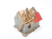 Spur H0 Gebäude Wohnhaus Rohbau Haus im Bau