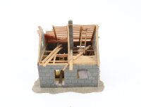 Spur H0 Gebäude Wohnhaus Rohbau Haus im Bau