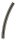 Fleischmann Spur N 9130 Gebogenes Gleis mit Bettung 396,4 mm R3 30° Schiene