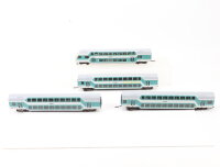Märklin H0 43580 Personenwagen-Set 4-tlg. Doppelstockwagen Ep. V / NEM OVP