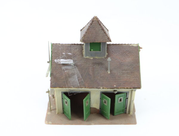 Faller H0 B-268 Gebäude Feuerwache Feuerwehrhaus Spritzenhaus / Licht